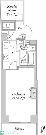 ルミーク文京千石の物件間取画像